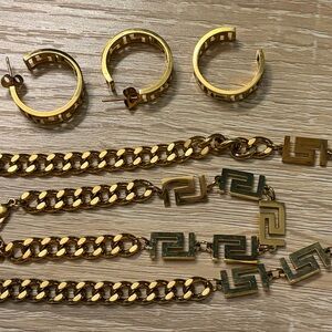 FF Bundle Necklace, Bracelet, Earring and Ring